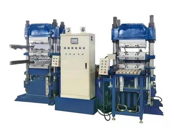 Double Station Column Plate Vulcanizing Machine
